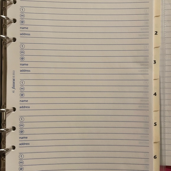 Filofax A5 Domino Patent Hot Pink - Picture 5 of 13